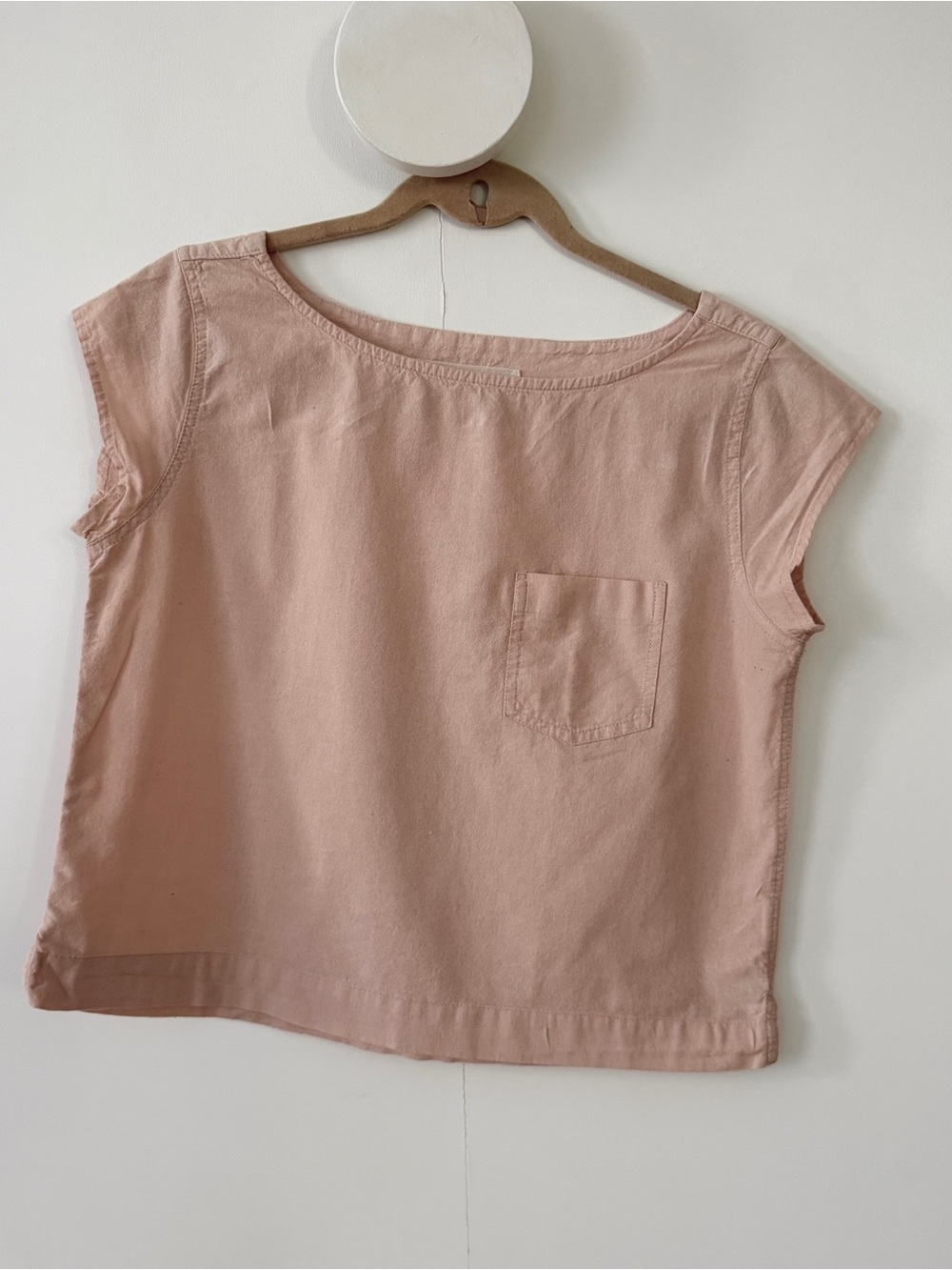 Mollusk Surf Shop Women's Dusty Pink Short Sleeve Benetau Tee XS